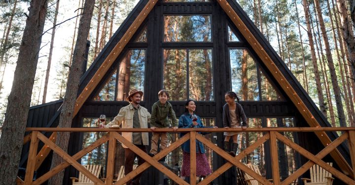 Family Vacations - People Standing on Brown Wooden Bridge