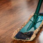 Cleaning Products - Brown Wooden Floor