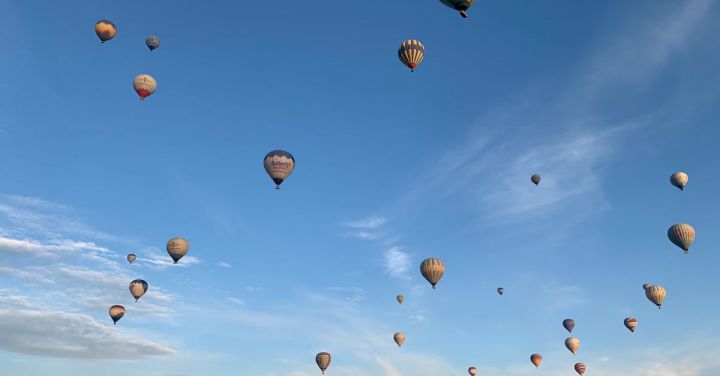 Cheap Flights - Hot Air Balloons in the Sky